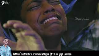 Video thumbnail of "Aathma’santhosham kondanandippan | vishnu gopi samson | Joel |Malayalam praise and worship"