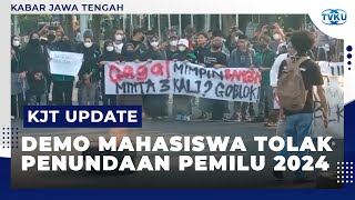 Mahasiswa Tolak Penundaan Pemilu 2024