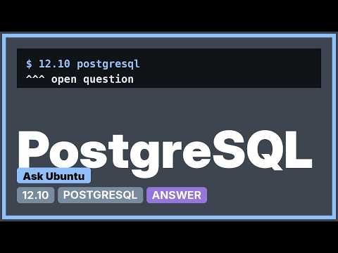 Ubuntu: Error starting up postgresql in 12.10 (2 Solutions!!)