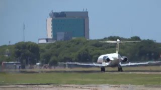 Andes Líneas Aéreas MD-83 LV-WGM abortando despegue en Aeroparque.