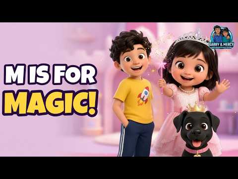 M is for Magic 🪄 Princess ABC Song | Letter M Song for Kids | Gabby & Mercy