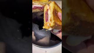 Toasted Grilled Cheese ??#asmr #asmrfood #shorts #shortvideos #toast #cheese #yummy #foody