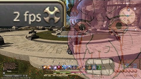 Final Fantasy XIV at 2 fps