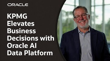KPMG Partners with Oracle to Drive AI Data Innovation
