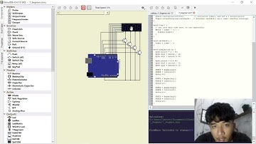 MEMBUAT 7 SEGMENT ARDUINO SIMULIDE ISROFIL AMRULLAH 3.33.20.0.15