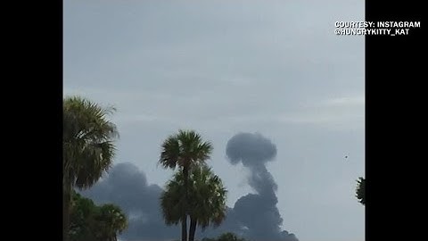 SpaceX rocket explodes during test