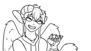goat lady meets squirrel in the woods (Everwood SMP Animatic)