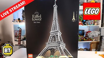 LEGO Icons - Eiffel Tower Build Kick off  LIVE!