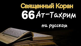 Священный Коран, Сура Ат-Тахрим (Запрещение) #напоминание, #коран, #кораннарусском, #аят