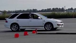 First autocross weekend with Subie