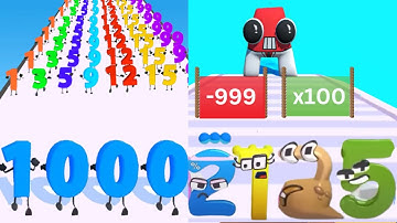 Number Master vs Number Merge Run - MAX LEVEL Gameplay Walkthrough (Android,ios) NEW UPDATE