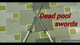 how to make a Deadpool swords