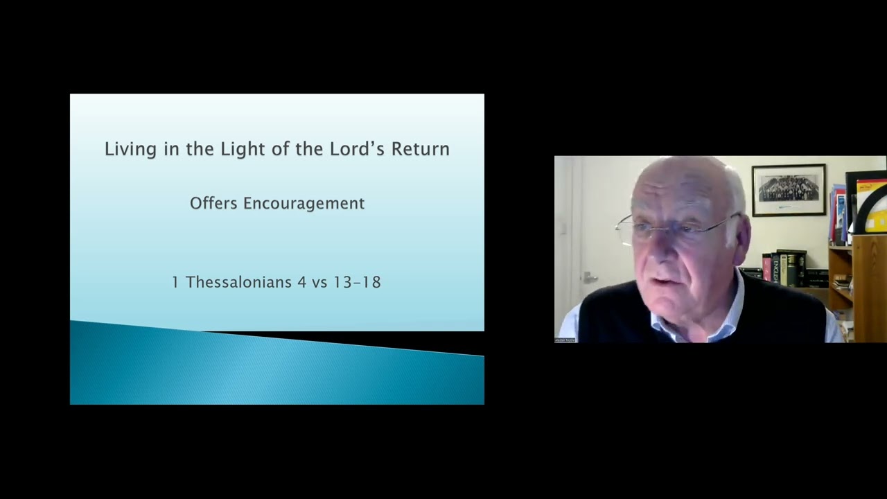 23/10/2022 Kelty Evangelical Church PM service (Zoom) - Dr Alastair Noble