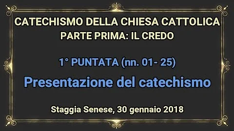 Chi è Dio nel Catechismo Chiesa Cattolica?