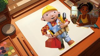 Mira doodles Bob the Builder and shares the importance of never giving up!