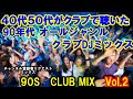 40代50代がクラブで聴いた　90年代オールジャンルクラブ DJMIXVOL.２【チャンネル登録者様リクエストMIX】