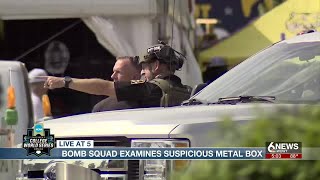 CWS 2023: Bomb squad examines suspicious metal box