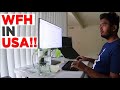 USA Software Engineer Work from home ka ek din. INDIAN VLOGGER!!