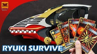 DX DRAGVISOR ZWEI Kamen Rider Ryuki Survive + 5 Cards