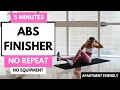 SHREDDED ABS Workout | 5 Minute Ab Finisher Challenge