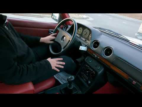 Driving 1982 Mercedes Benz 240D W123