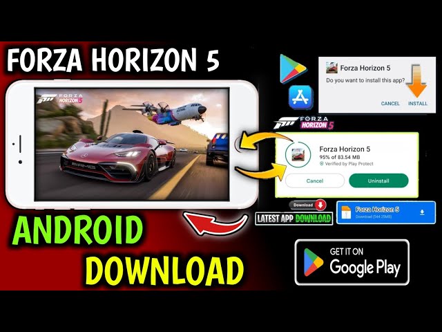 FORZA HORIZON 5 ANDROID DOWNLOAD, HOW TO DOWNLOAD FORZA HORIZON 5 ANDROID