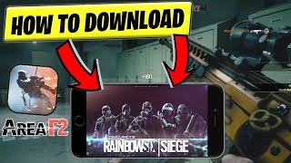 How To Download Area F2 On IOS! RAINBOW SIX SIEGE MOBILE!!