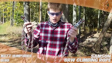 Samson BRW Climbing Rope - TreeStuff.com Customer Matt Humphries