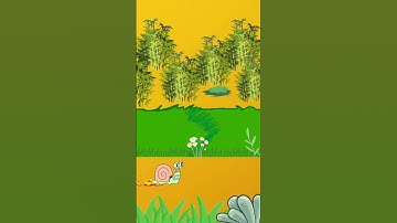 Snail 🐌 running fast animation #shorts #subscribe #animation