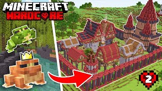 I Built a FROG Kingdom - Minecraft Hardcore 1.19 Let's Play | Episode 2 screenshot 5