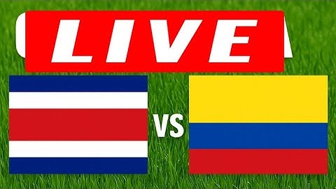 Costa Rica U17 vs Colombia U17 Partido de fútbol en vivo - Amistoso Internacional