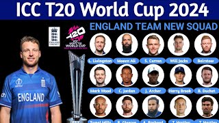 ICC T20 World Cup England Squad | England Squad For ICC T20 World Cup 2024 | T20 World Cup 2024