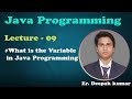 Variables in Java | Lecture - 9 | Types of Variables in Java | Java Tutorials for Beginners in Hindi