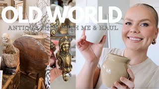 Antique & Vintage Shop With Me + Haul | Thrift & Antique Shop With Me | Old World Home