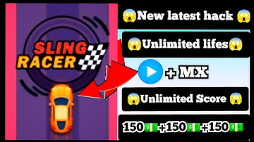 Mxplayer new hack trick😱😱// sling racer 😱// unilmited score hack.😱😱