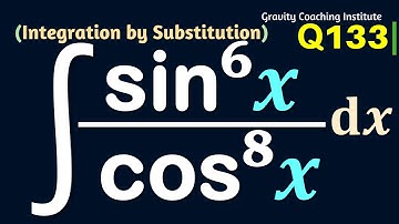 Q133 | Evaluate ∫ sin^6⁡x/cos^8⁡x dx | Integral of sin power 6 x / cos power 8 x | Class 12