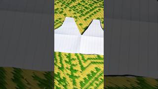 🔥 Trending V Neck Blouse Design 2025 | Blouse Cutting Without Mistake #shorts