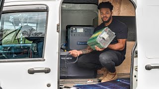 how i installed solar power in my van (the easy way) | off grid van