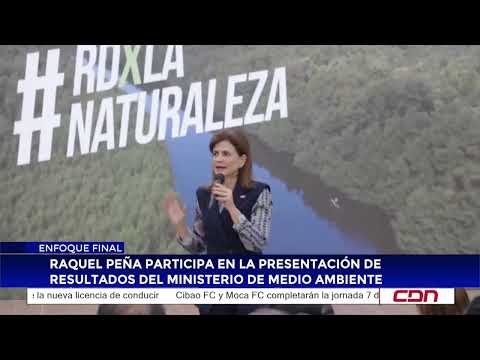 Raquel Peña participa en la presentación de resultados del ministerio de Medio Ambiente
