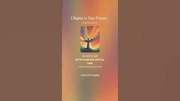 Thumbnail of I Rejoyce In Your Presence 1 Shorts #god #music #song #shorts #faith #songlyrics