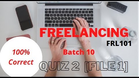 Digiskill freelancing quiz 2 |batch 10 Freelancing quiz 2|FRL 101 Quiz 2 File 1 |Study Point