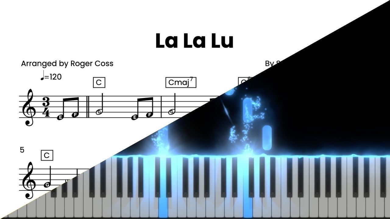 La La Lu - from "Lady and the Tramp" (Easy Piano) - YouTube
