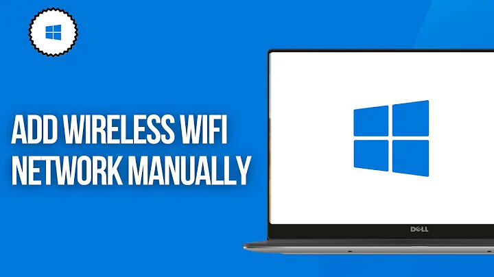 How to Add Wireless Wifi Network Manually in Windows 10 PC or Laptop