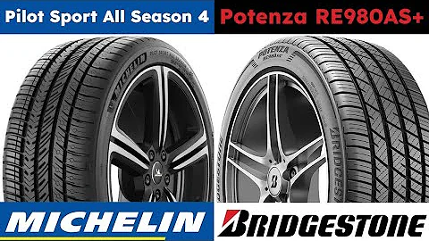 Michelin Pilot Sport All Season 4 vs Bridgestone Potenza RE980AS+