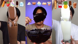 [COMPILATION] EAT ANYTHING WITH MILK CHOCOLATE 🟤, WHITE CHOCOLATE ⚪️, AND DARK CHOCOLATE ⚫️