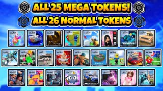 How To Get ALL 25 MEGA TOKENS &amp; 26 NORMAL TOKENS in The Hunt: Mega Edition (BADGES) [EVENT]