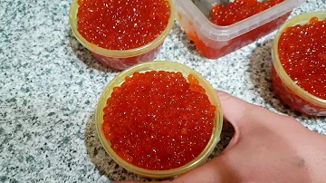 КРАСНАЯ ИКРА - КАК СОХРАНИТЬ НА ДОЛГО. ЗА МОРОЗКА И РАЗМОРОЗКА