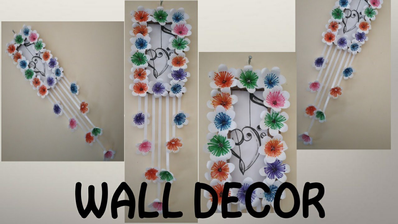 Room decor idea using papers😀 - YouTube