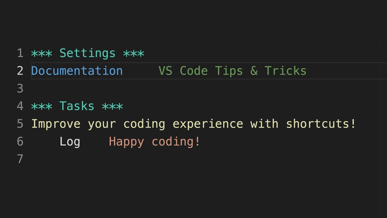 Visual Studio Code Tips and Tricks