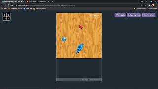 How to make fruit ninja game in code.org screenshot 2
